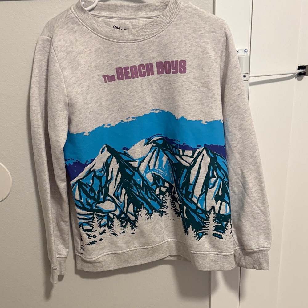 The Beach Boys Gray and Blue Sweatshirt